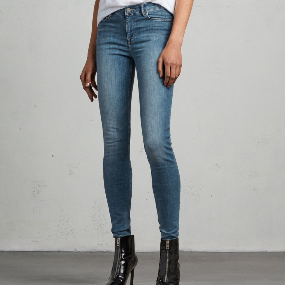 AllSaints Skinny Jeans Dark Wash